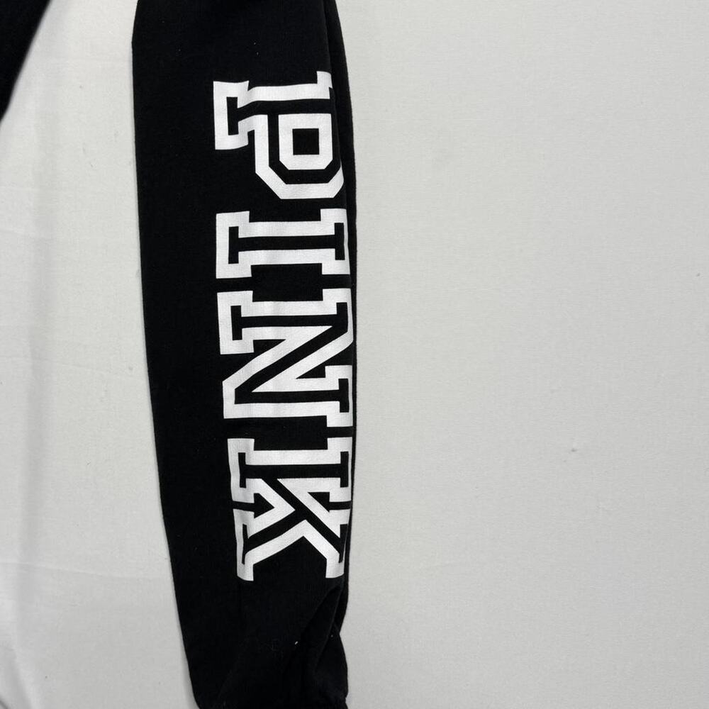 PINK Victorias Secret Black Cotton Sweatpants Size XS - Picture 2 of 7